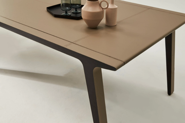 LAICON - Rectangular tanned leather table by Casa Covre - view 3